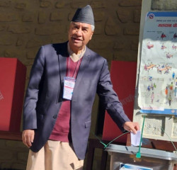 Nepal Election: From Deuba to Oli, party leaders cast their votes